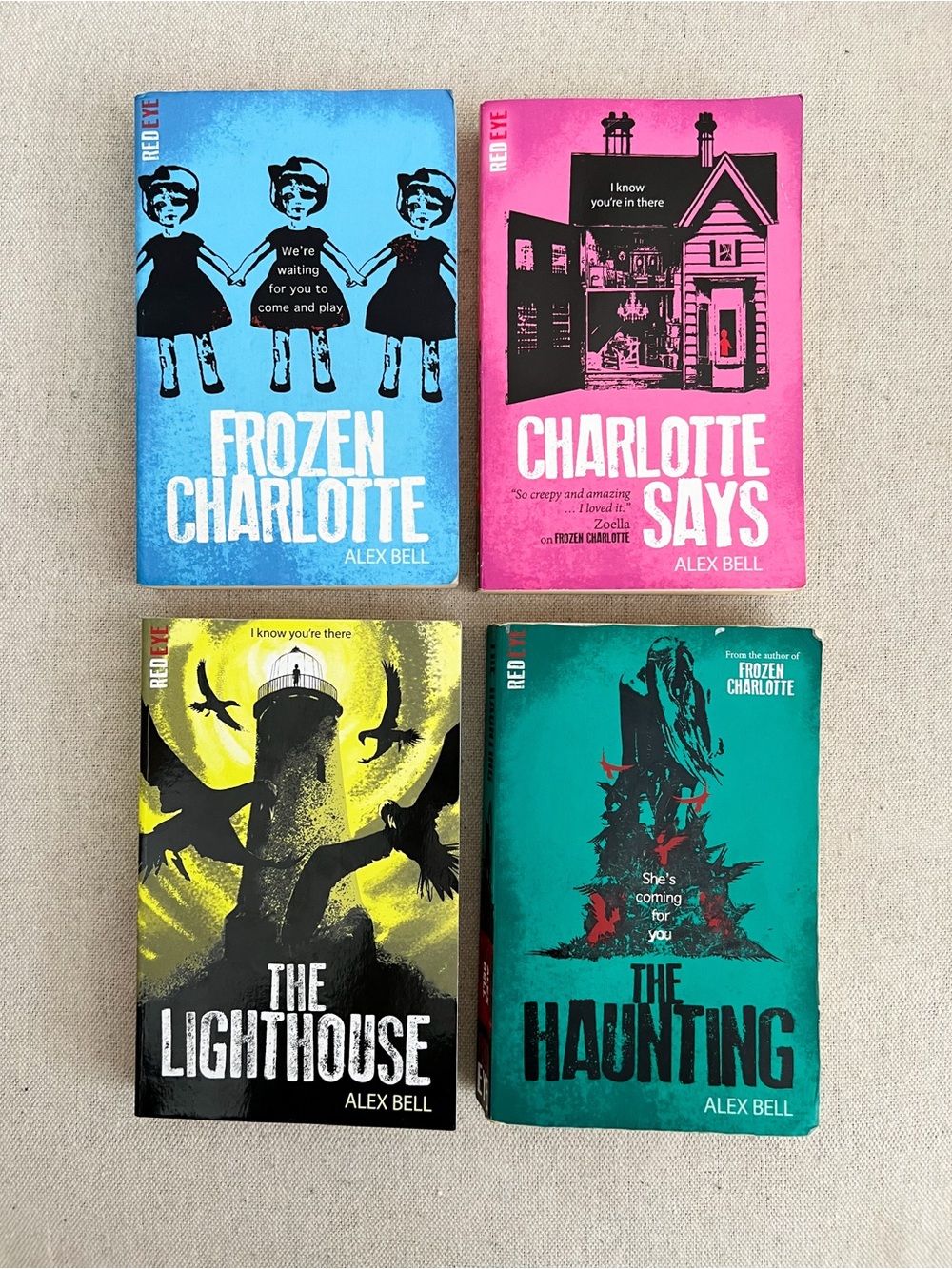 UK Exclusive Alex Bell Red Eye Series Book Bundle YA Horror Thriller